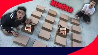 JOGO DA MEMÓRIA GIGANTE COM CAIXAS MISTERIOSAS - Desafio