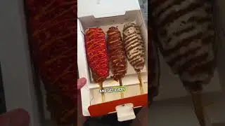 I Tried Korean Corn Dogs 😳