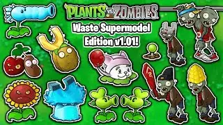 Plants vs Zombies Waste Supermodel Edition v1.01 | Adventure Day Level 1-10 | Download