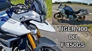 TRIUMPH TIGER 900 OU BMW F 850GS QUAL ESCOLHER