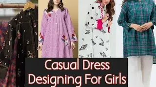 Trendy casual dress designing || Dress designing for colg/uni going girls || Girls Dressing Matters