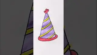 Joker Hat 🃏 Easy Drawing For Kids #joker #hat #kidstvforfun #trending #shorts #viralshorts #drawing