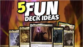5 FUN Commander Deck Ideas | Concept Corner Vol. 4 | Magic: The Gathering