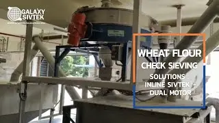 Inline Sivtek&reg; - Dual Motor being used for Sieving Wheat Flour.