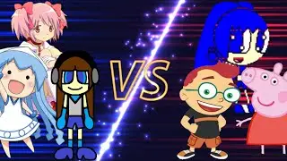 MUGEN (Requested)- Madoka Kaname, Ika Musume & Kadariro vs Shago, Leo & Peppa Pig