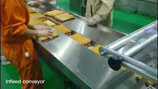 China Baguetee flow packing machine, French bread stick flow wrapping machine