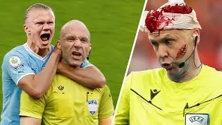 When Players Fight Referees | Football &ldquo;ANGRY&rdquo; Moments