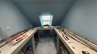 LS models SNCB 1306 and LS models SNCB Belgium double deckers on my layout 🇧🇪 