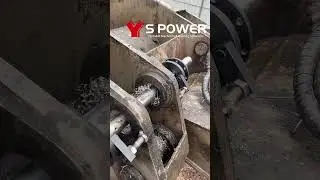 Line Boring and Welding The Site Of Excavator Repair#enginiring #machine #welding #lineboring