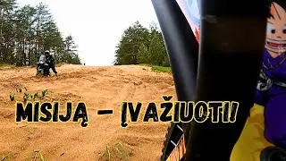 Nuotykiai Smėlyje ir Mi&scaron;kuose su Motofox | Greitas Žygis, Stovyklavimas su CF moto 450mt