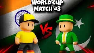 INDIA VS PAK (WORLD CUP MATCH#3)  || #stumbleguys #live
