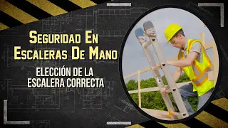 Seguridad En Escaleras De Mano (Ladder Safety in Spanish)