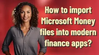 How to import Microsoft Money files into modern finance apps?