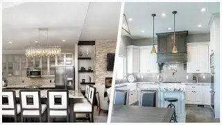 75 Mid-sized Kitchen With Multicolored Countertops Design Ideas You'll Love 🔴