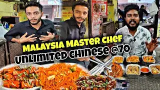 Dubai Malaysian Chef😳 sells Unlimited Chinese Food😱 in Delhi for Rs. 70 || Delhi Street Food