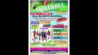 BANSDA(BAHARAGORA) EAST SINGHBHUM FOOTBALL TOURNAMENT 2025 #footballturnament