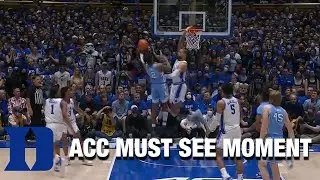 Duke's Theo John With The Forceful Rejection | ACC Must See Moment