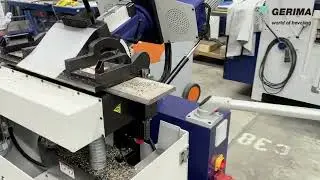 GERIMA MMM 600 20-degree V bevel on stainless steel plate