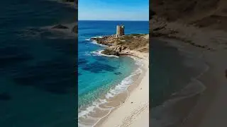🔴#50 LA PELOSA BEACH - ITALY🔴 #50 BEST BEACHES IN THE WORLD #OCEANSOUNDS #SLEEPSOUNDS