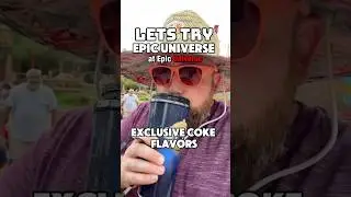 🥤WHICH EXCLUSIVE EPIC UNIVERSE FLAVOR IS BEST? #soda #universal #coke