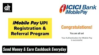 iMobile Pay App UPI Registration Step By Step🔴| Referral Programme | Daily Tech