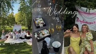 Свадебный влог | девичник + свадьба на заднем дворе 💛 🌱 ☀️
