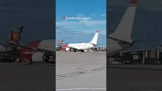 Norwegian  Boeing 737 holidaytrip #munich #vial #airport