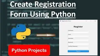Python Mini Projects | Registration Form Design | #pythonprojects 