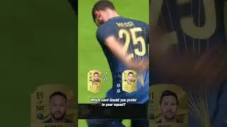 91 Messi VS 89 Neymar Showdown In FIFA 23 | FIFA #shorts