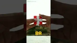 Switzerland flag 🇨🇭🇨🇭🇨🇭flag on Rubik's cube #shorts #youtubeshorts