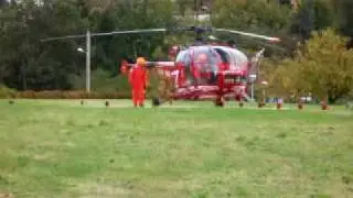 Décollage alouette 3 sécurité civile Lyon