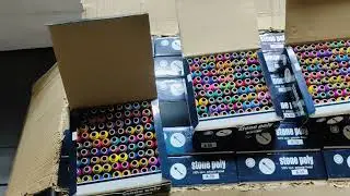 Tailoring machine thread available in 3ply & 4ply //tailoring material wholesale shop in Begum bazar