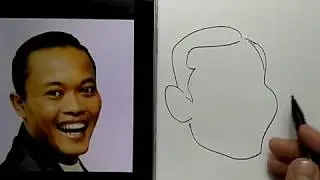 KEREN, cara menggambar karikatur Sule