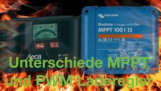Unterschiede MPPT und PWM Laderegler