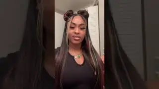 Klaiyi Hair New In Spring Style Multi Color Highlight Lace Front Wigs