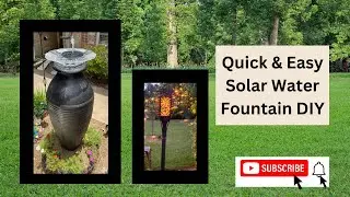 How I Fixed My Broken Water Fountain, Quick and Easy Solar Water Fountain