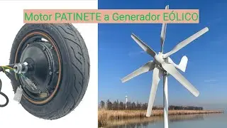Convierte un Motor de Patinete en un Generador Eólico Casero - Paso a Paso