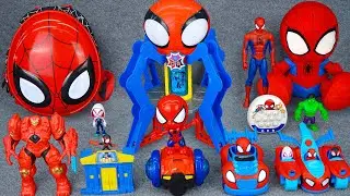 Marvel Spiderman Toys Unboxing Review | Web-Quarters vs Mech Strike Monster Hunters Iron Man vsRacer