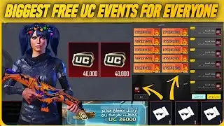 🔴 New Biggest Free UC Events | Get Free 360 UC . 34000 UC . 1800 UC . 1200 UC  . 1,000 UC | PUBGM