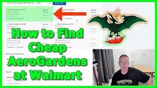 How to find cheap AeroGarden deals at Walmart using Brickseek