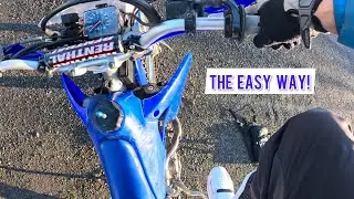 Starting Up A Yamaha WR 400 F - The Easy Way