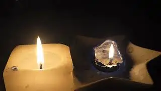 Candle - Burning Candle - Candle meditation - Enjoy the golden glow of these burning lights Part 42