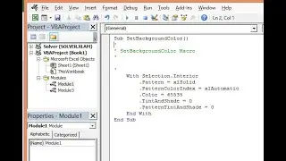 Introduction to VBA