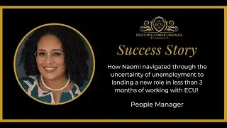 Naomi - People Manager - ECU Success Story