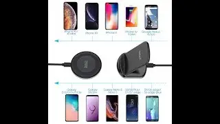 Yootech Wireless Charging Bundle, [2 Pack] 10W Qi-Certified Wireless Charging Pad Stand,7.5W