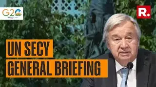 'Poverty Is Growing & Global Solidarity Missing In Action': UN Secretary-general Ant&oacute;nio Guterres