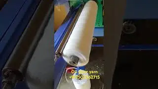 Oil filter yarn winding machine #industrial R.O THREAD WINDING MACHINE