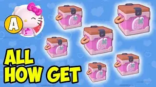 Hello Kitty Island Adventure how to get STRAWBERRY CRATE | Hello Kitty Island Strawberry Crates