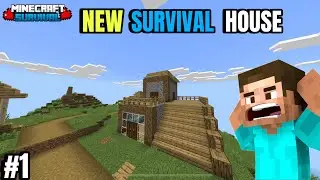 MINECRAFT PE SURVIVAL SERIES #1 ( A PERFECT START ) || GAMERFLEET || HARSH PLAYZZ ||