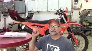 Enduro Engineering  seat install on KTM 350 & thoughts